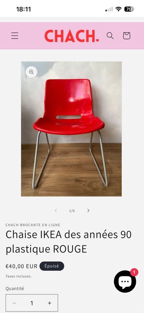 CHAISES DEMONTABLES EMPILABLES 20 Chanceaux-sur-Choisille (37)