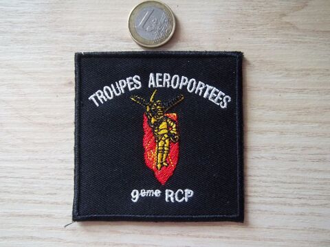écusson militaire 9e régiment de chasseurs parachutistes 8 Valognes (50)