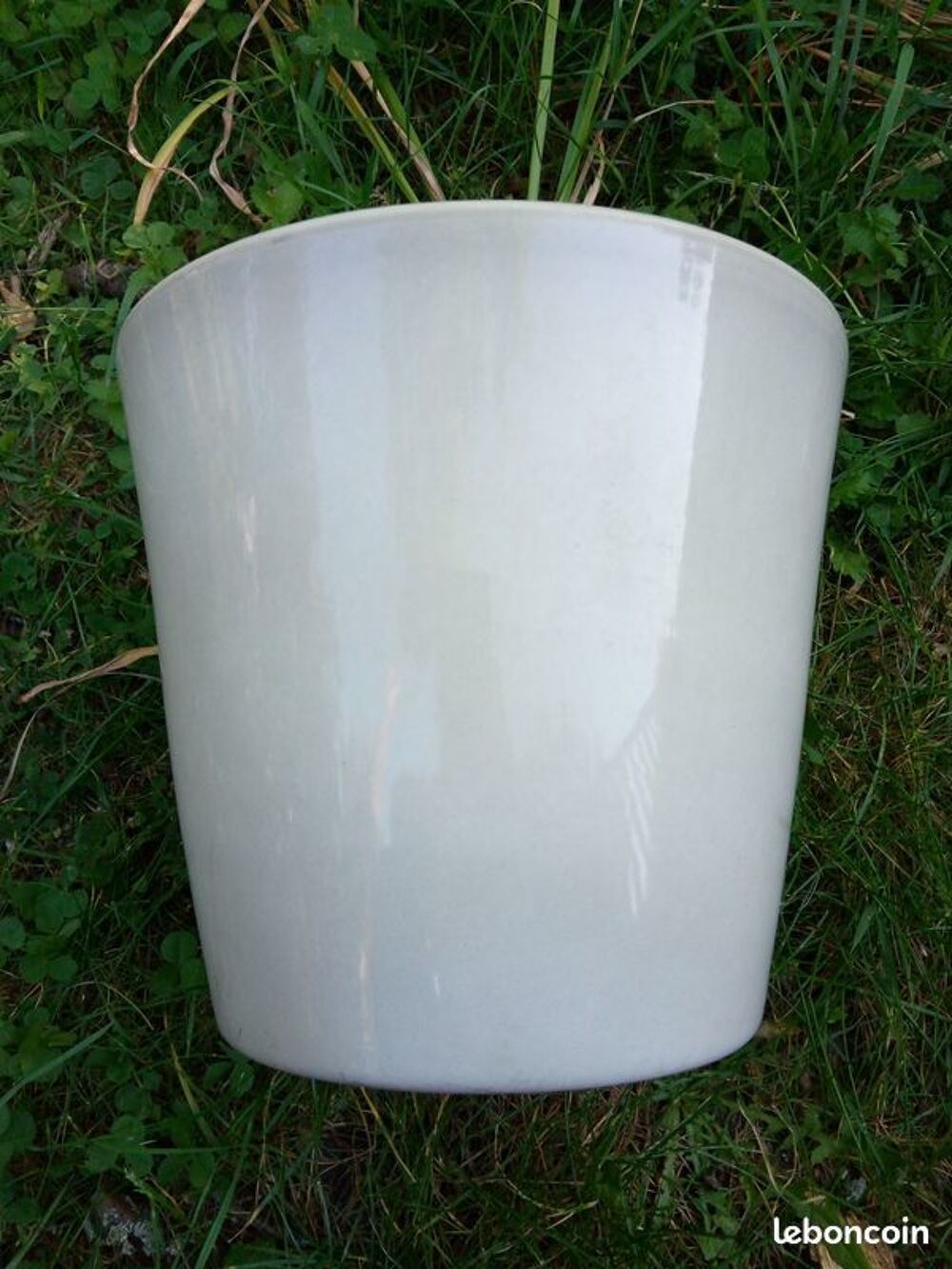 cache pot &eacute;vas&eacute;, &eacute;pais, hauteur 18 cm Jardin