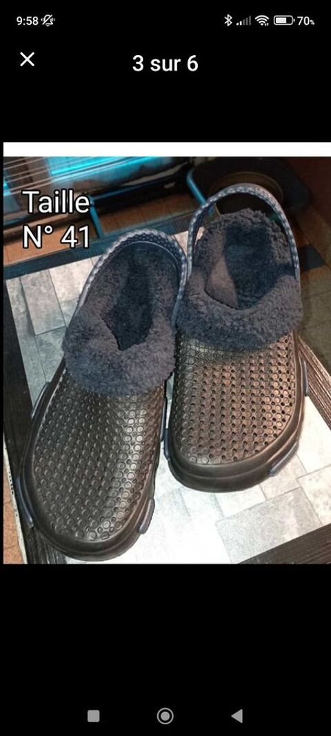Croc fourré T. 41 10 Cluses (74)