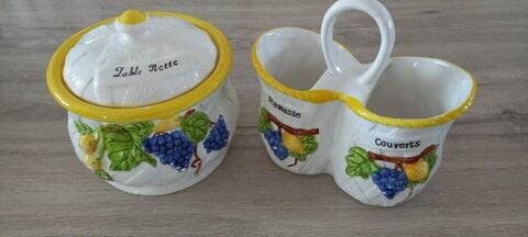 Ensemble poubelle de table et ramasse couverts 12 Ath�e-sur-Cher (37)