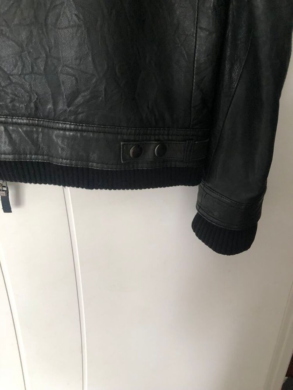Blouson cuir homme Vêtements