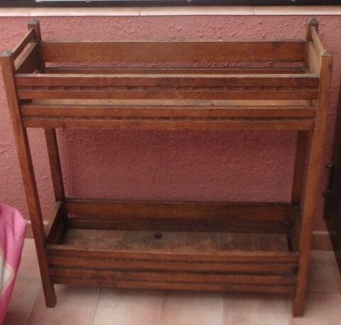 Meuble porte plantes ancien en bois 69 Colmar (68)