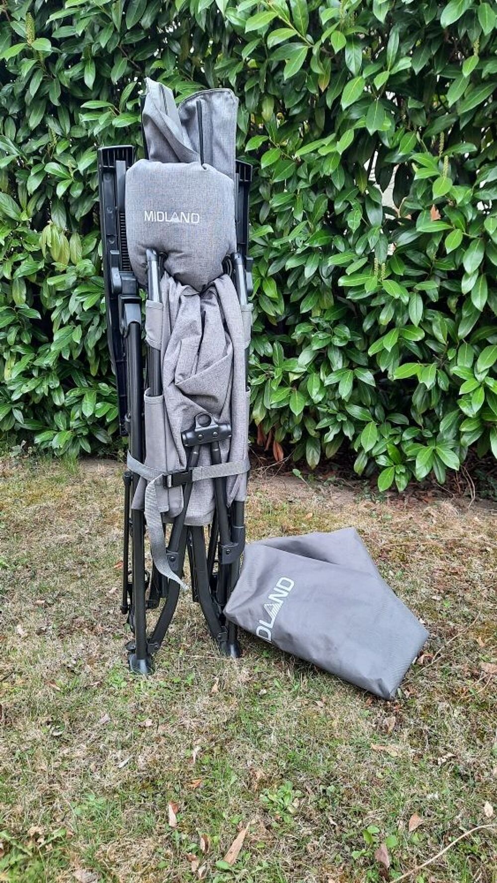 transat en toile pliant Jardin