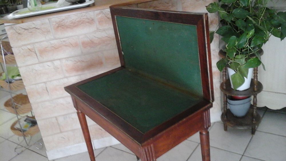 Table de jeux double ancienne Meubles