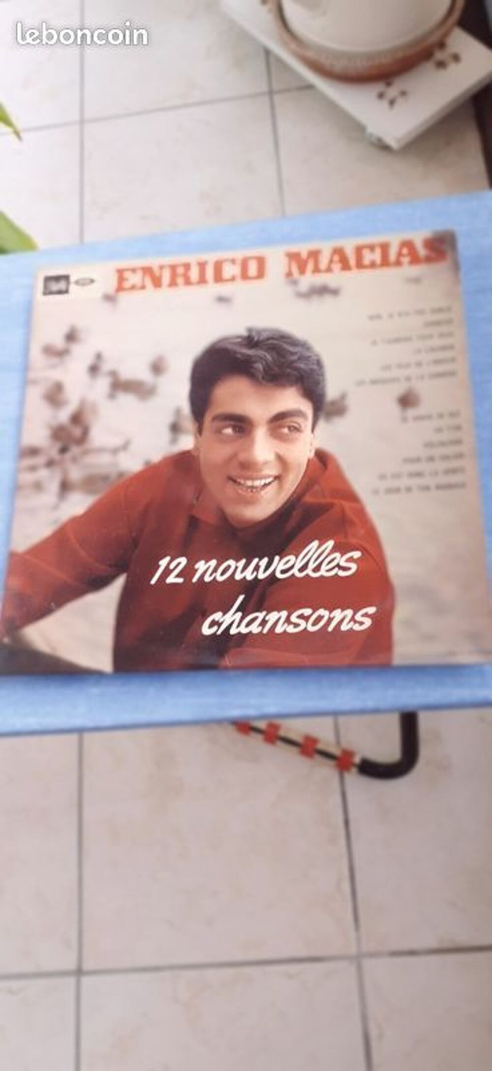 Lot de 2 disques vinyl 33 tours Enrico Macias CD et vinyles
