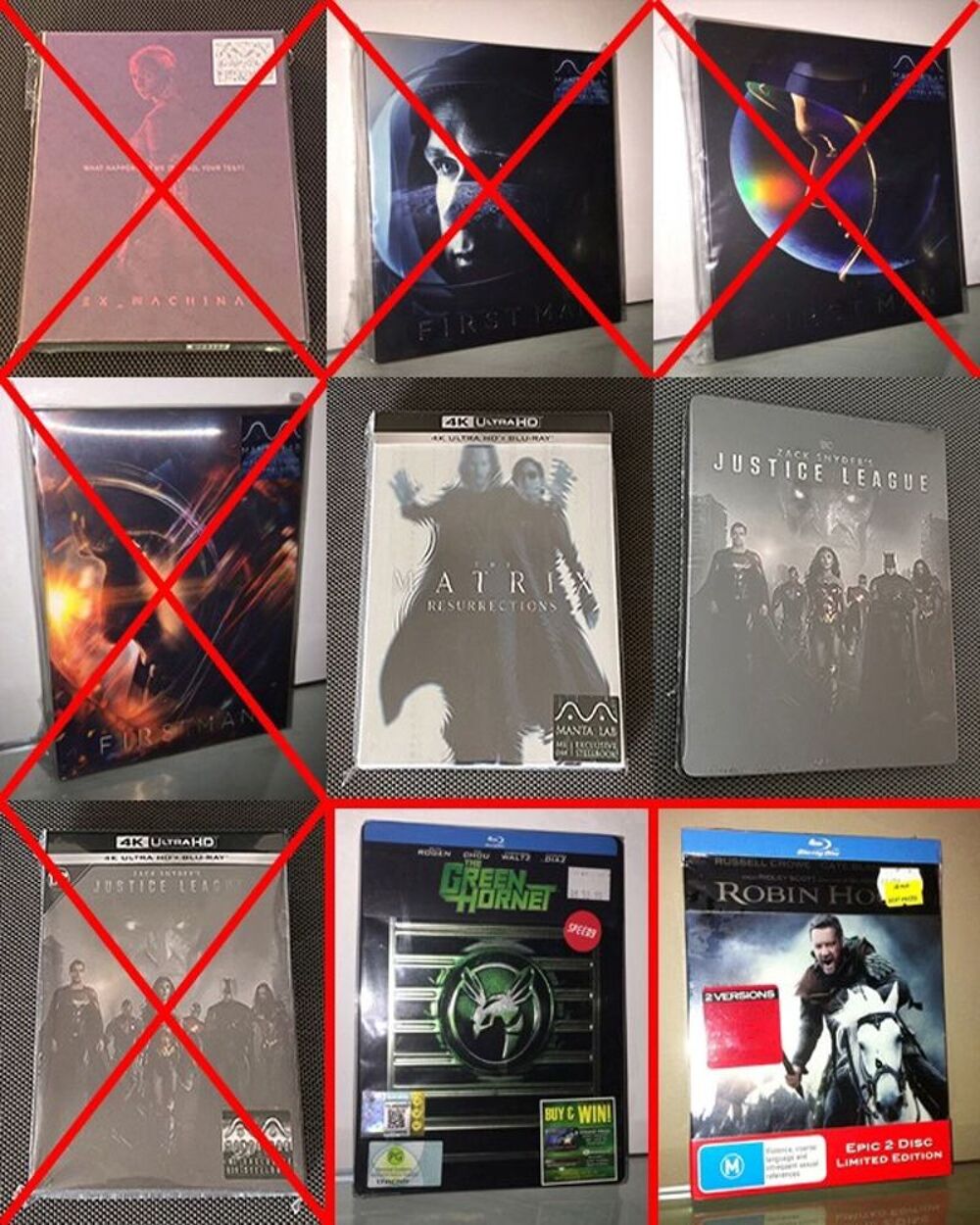 Blu Ray Steelbook de KR, HK, TH et AU - mrtsteph DVD et blu-ray