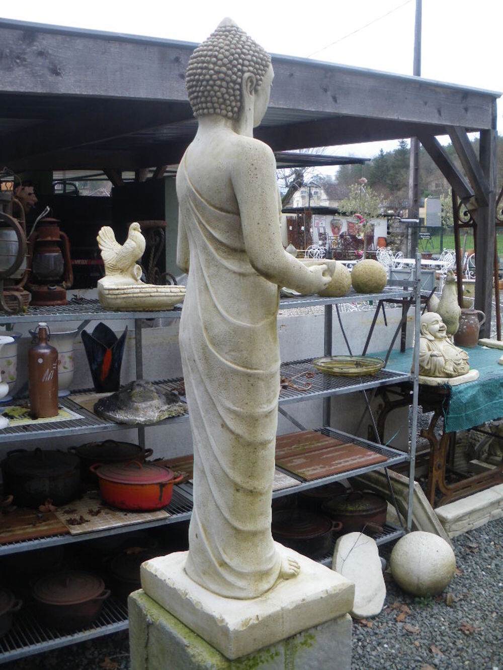 Statue, Bouddha en pierre Décoration