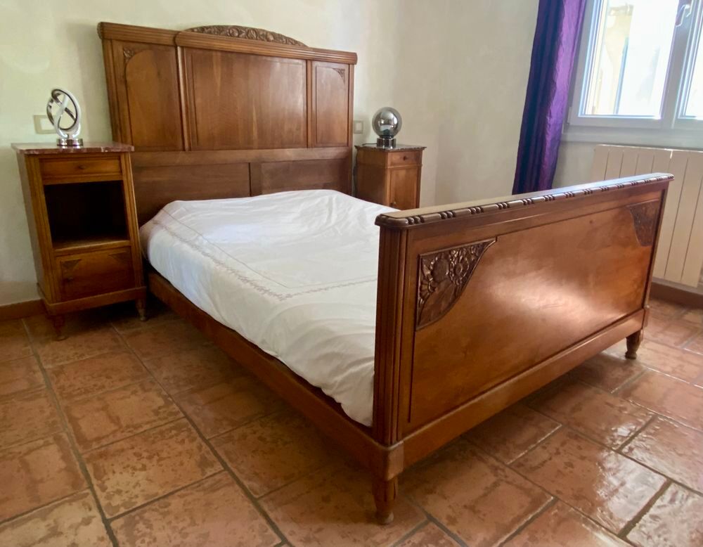 Chambre &agrave; coucher compl&egrave;te en bois massif - style Art D&eacute;co Meubles