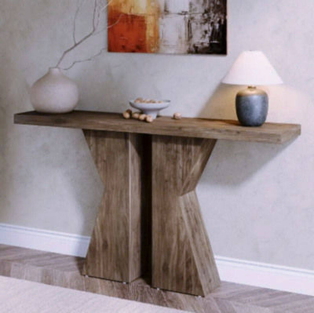 Console en bois massif ? design sculptural &amp; esprit naturel Meubles