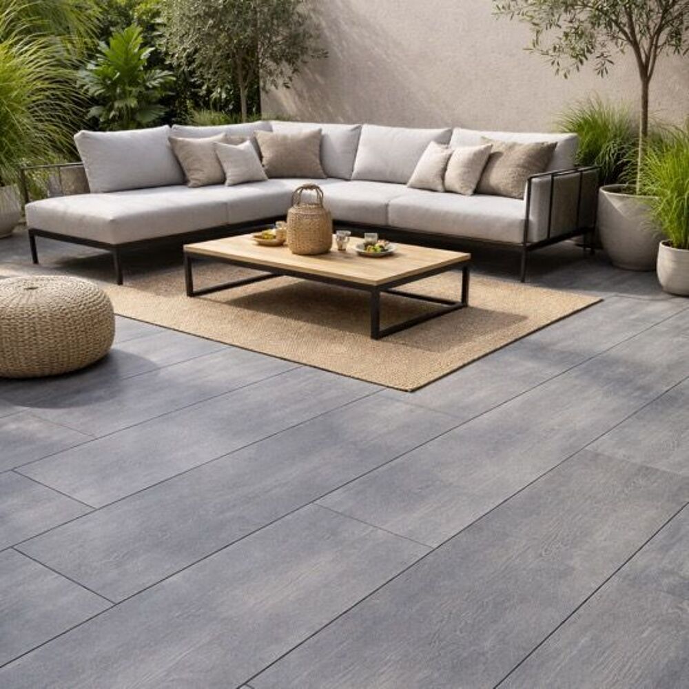 Lot carrelage gres cream Wood Naturel gris clair 30 x120 &eacute; Bricolage