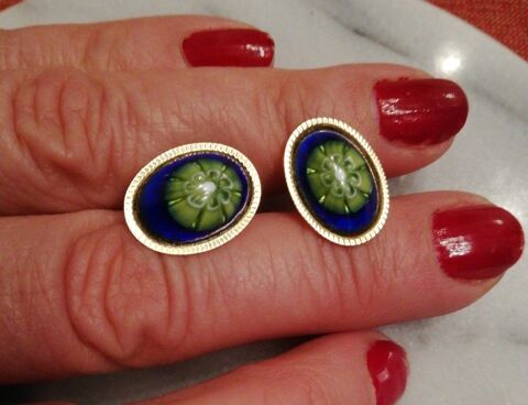 Boucles d'oreilles �mail neuves oreilles perc�es 7 �cuisses (71)