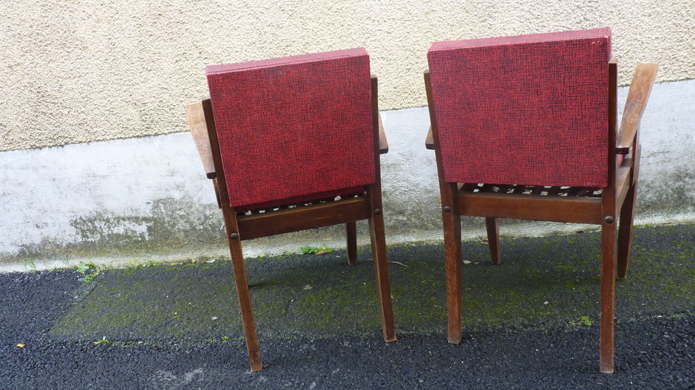 Paire de fauteuil bridge vintage Décoration
