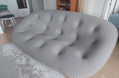 Canap Ploum 3 places gris clair 3950 Issy-les-Moulineaux (92)