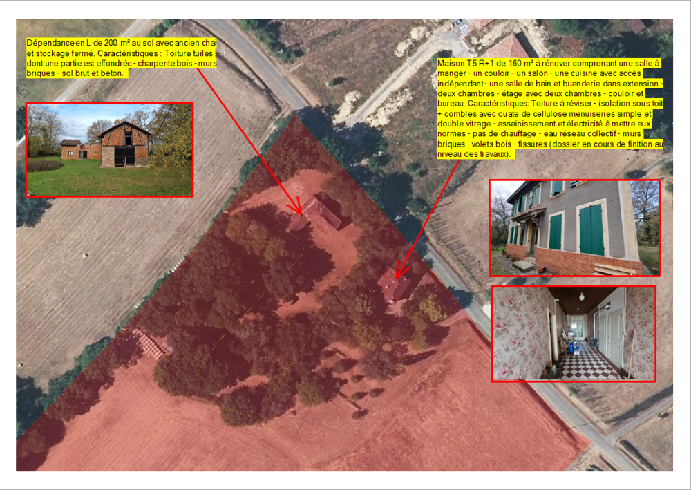 Vente Maison Jolie propriété de 8 hectares d'un seul tenant ! Mormès