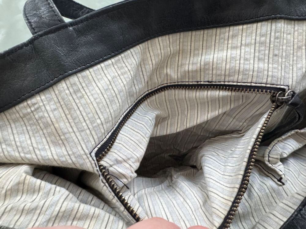 Sac Cabas Zadig &amp; Voltaire Cuir Noir Patin&eacute; Maroquinerie