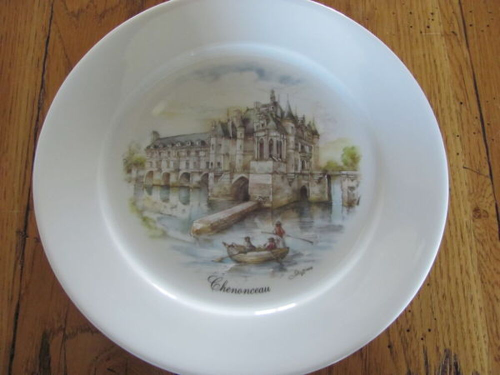 Assiettes ch&acirc;teau de la Loire Cuisine