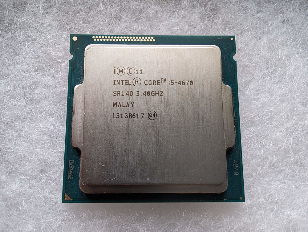 Processeur Intel Core i5-4670 Haswell socket LGA1150 Matriel informatique