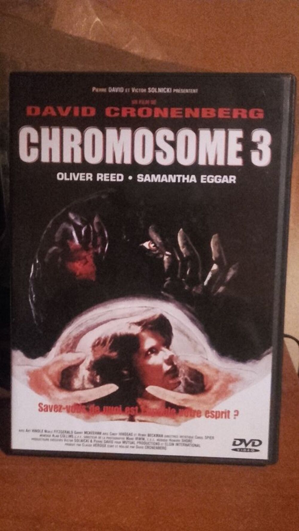 DVD Maniac trasher
Pari mortel deadly
Chromosome 3 DVD et blu-ray