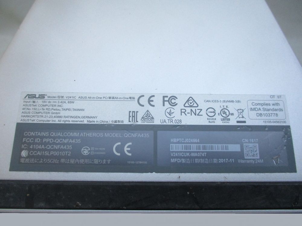 Ordinateur ASUS V241ic - Tout en 1 Matériel informatique