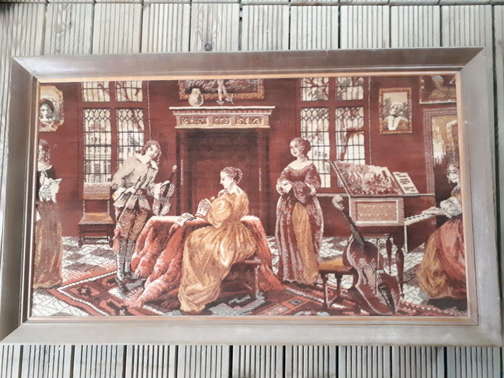 Cadre Tapisserie en velours Décoration