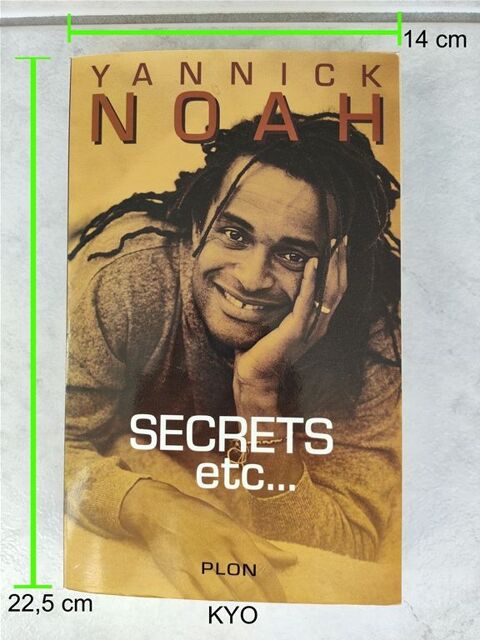 Yannick NOAH - Livre Secrets, etc - Etat Neuf 9 Foncine-le-Haut (39)