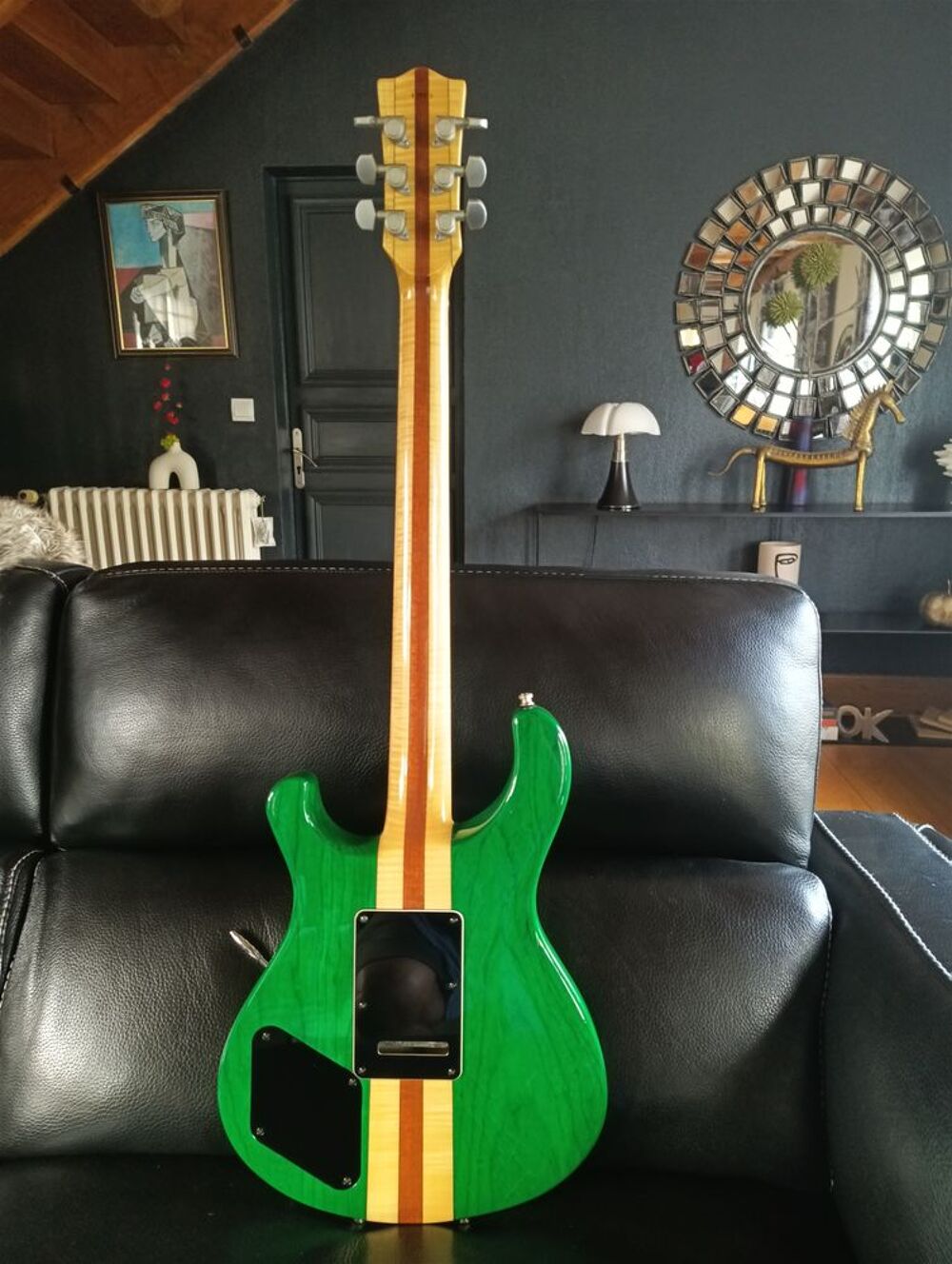 Guitare de luthier style PRS mod&egrave;le unique Instruments de musique