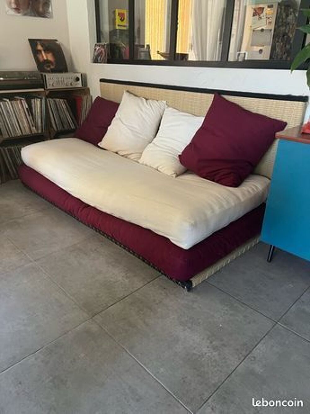 Double futon 90 x 200 assortis de 2 tatamis 100 x 200cm Meubles