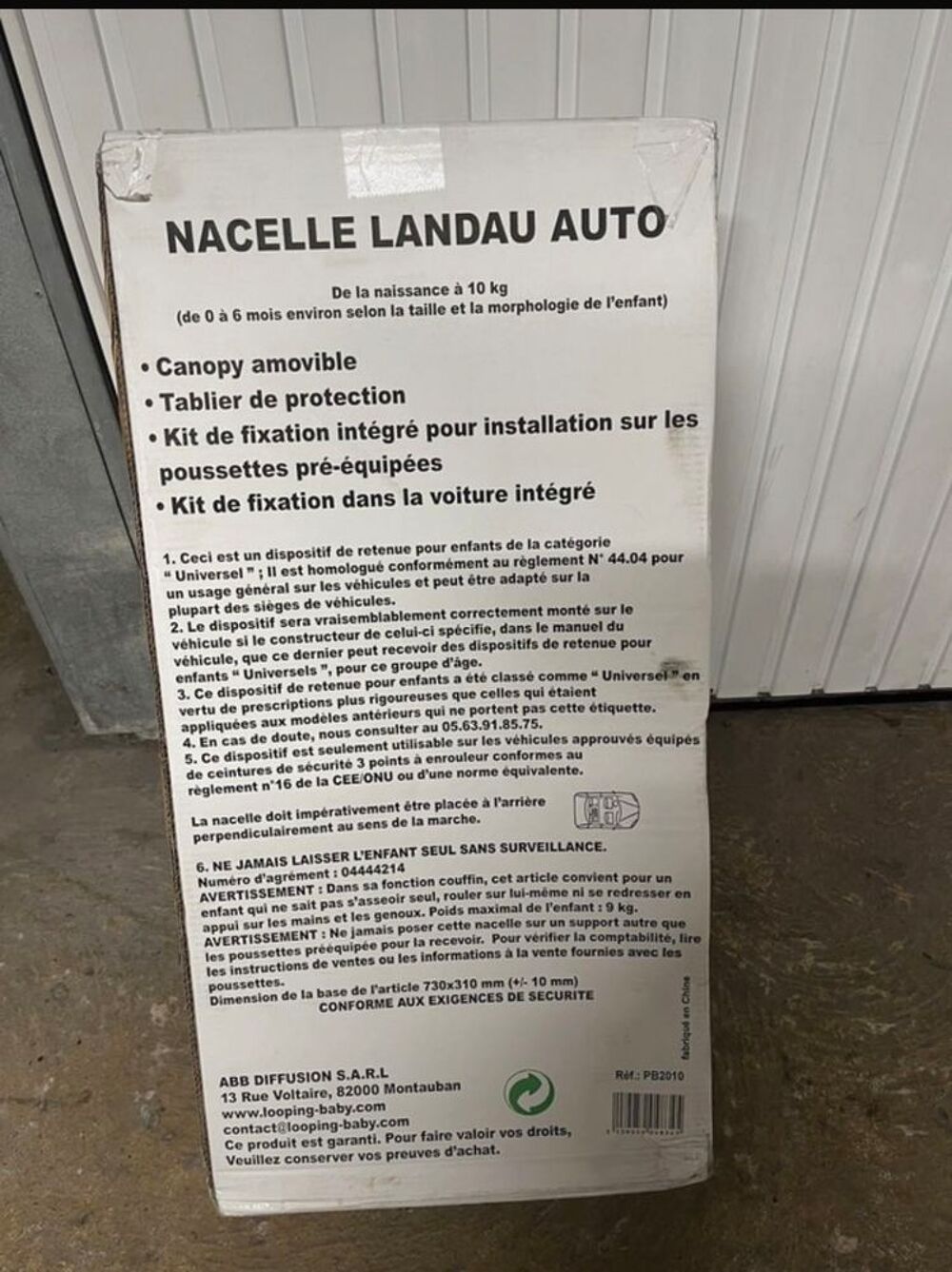Nacelle Landau Rouge - Looping Vêtements