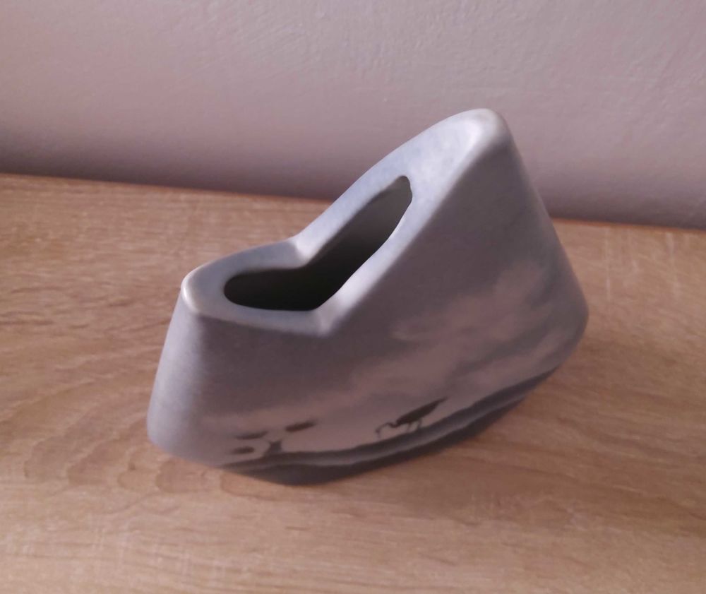 Vase porcelaine ''Virebent'' D�coration