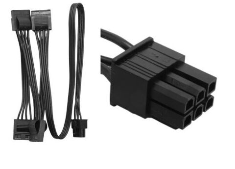 Cble d'alimentation modulaire 6 broches vers cable 4 Molex  7 Beauchamp (95)