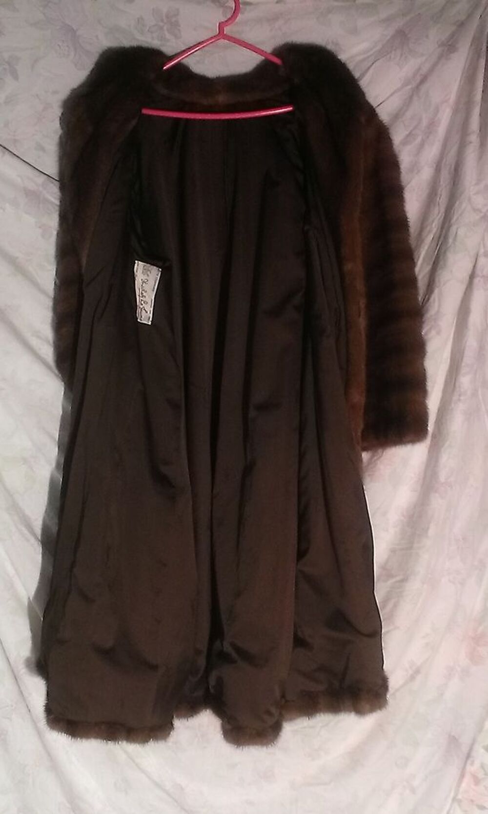 Manteau de vison authentique prix en baisse Vêtements