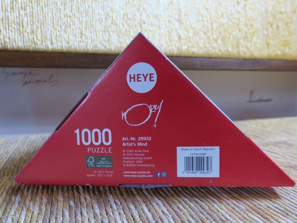 PUZZLE HEYE 1000 Pi&egrave;ces Jeux / jouets