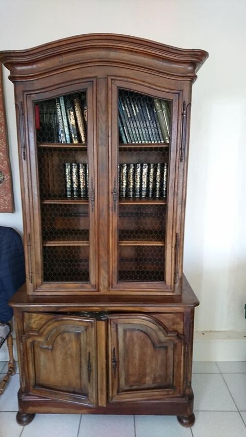 tr�s belle biblioth�que en ch�ne 480 Agon-Coutainville (50)