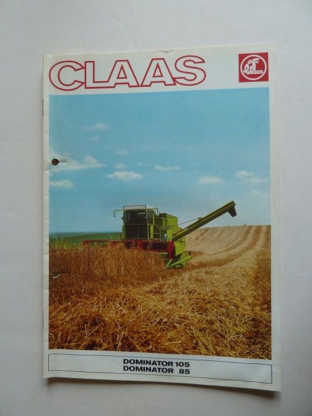 Prospectus moissonneuse CLAAS DOMINATOR 105 et 85 