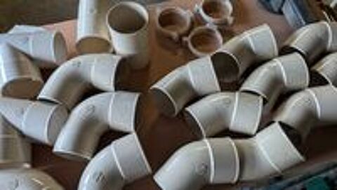   Lot PVC sable 