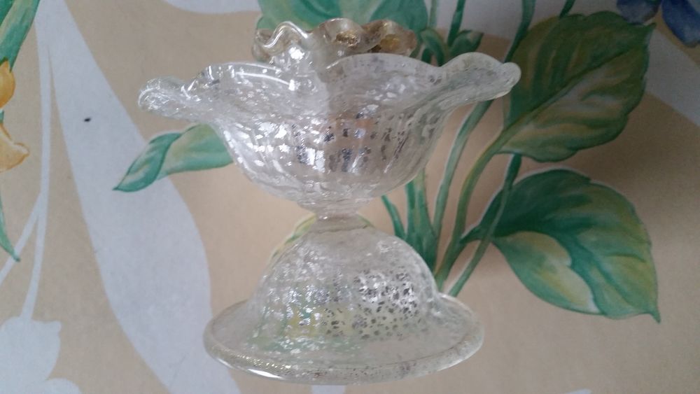 Bougeoirs en cristal de Murano Décoration