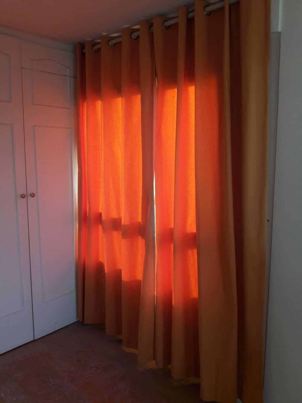 Double rideaux occultants &agrave; oeillets (10 oeillets/rideau) Décoration