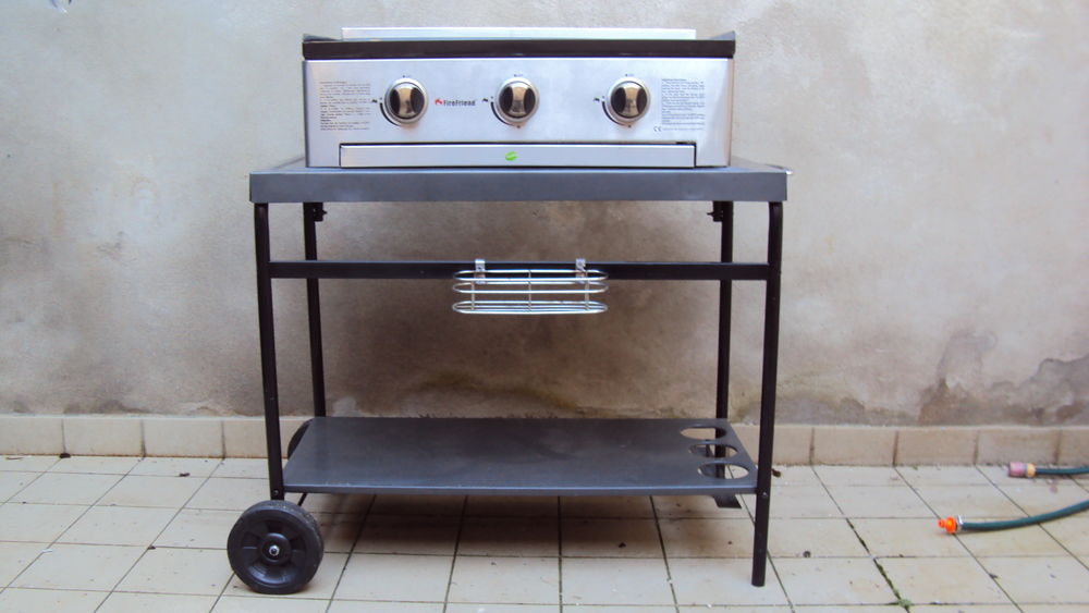 PLANCHA GAZ 3 BRULEURS Jardin