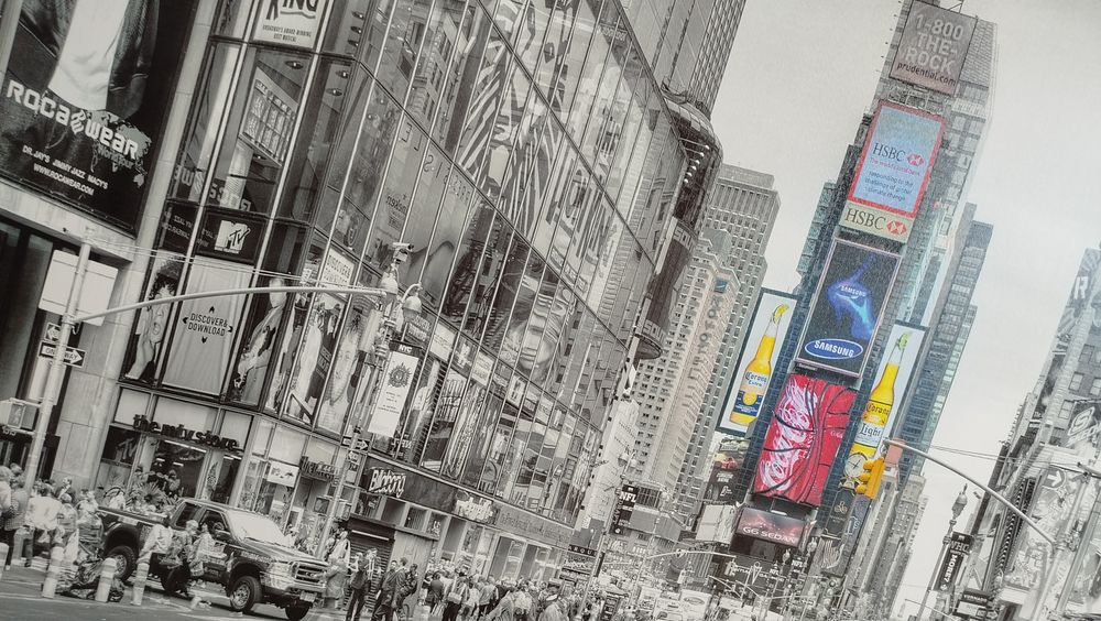 Tableau photo Times Square, New York, tr&egrave;s grand format D�coration