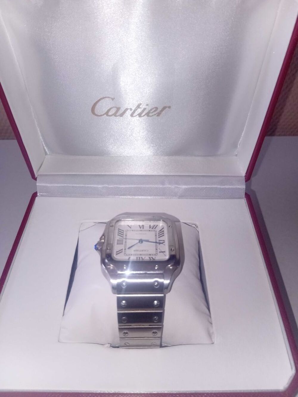 Cartier Santos Automatique €" Full Set Bijoux et montres