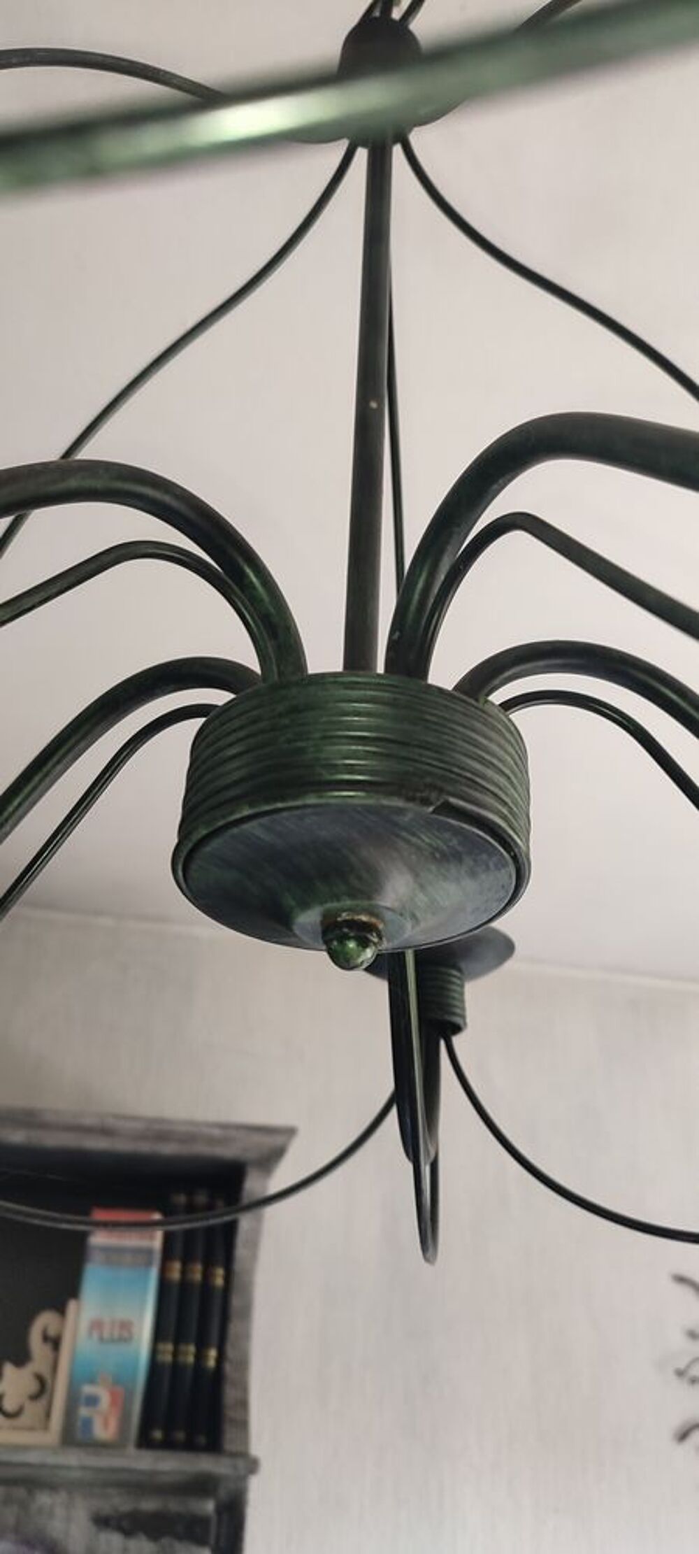 Lustre fer forg&eacute; Décoration