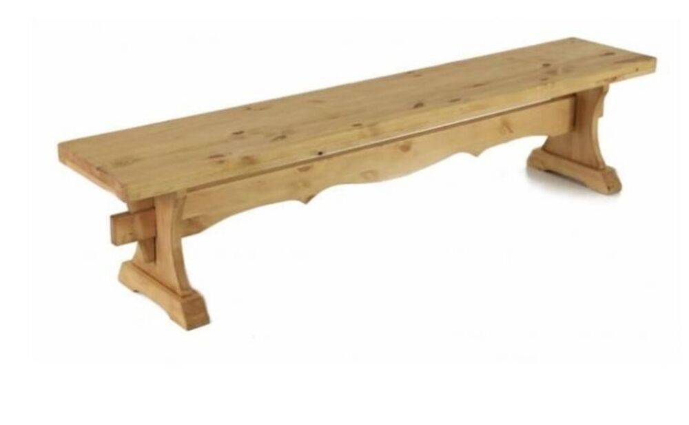 Table et banc en pin massif Meubles