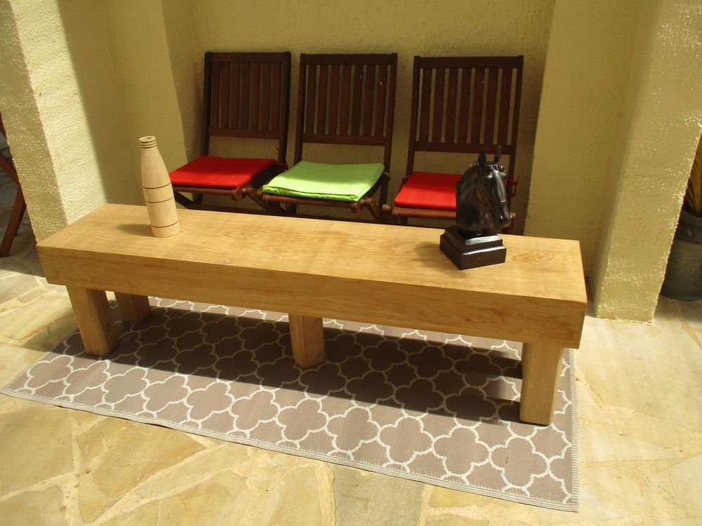 Banc ch&eacute;ne massif fabrication artisanal
Meubles