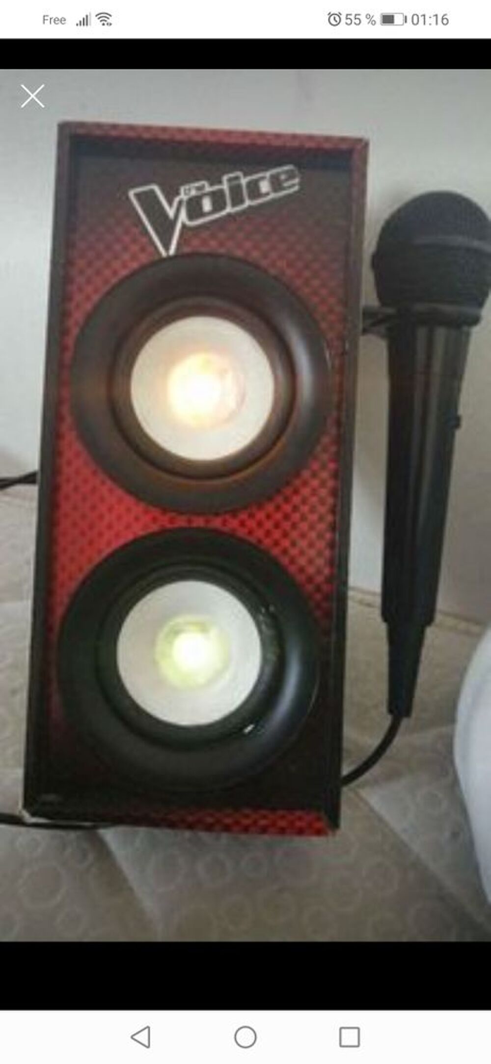 Enceinte karaoke the voice Audio et hifi