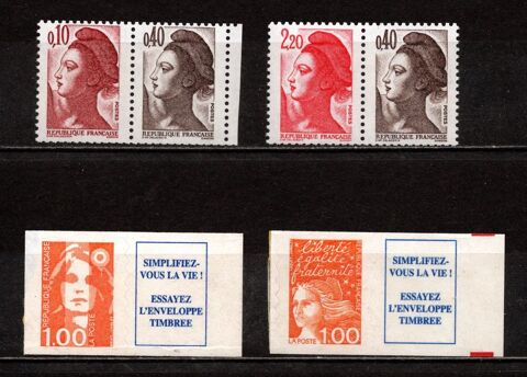 Lot timbres paires de carnets**, superbes 2 Cholet (49)