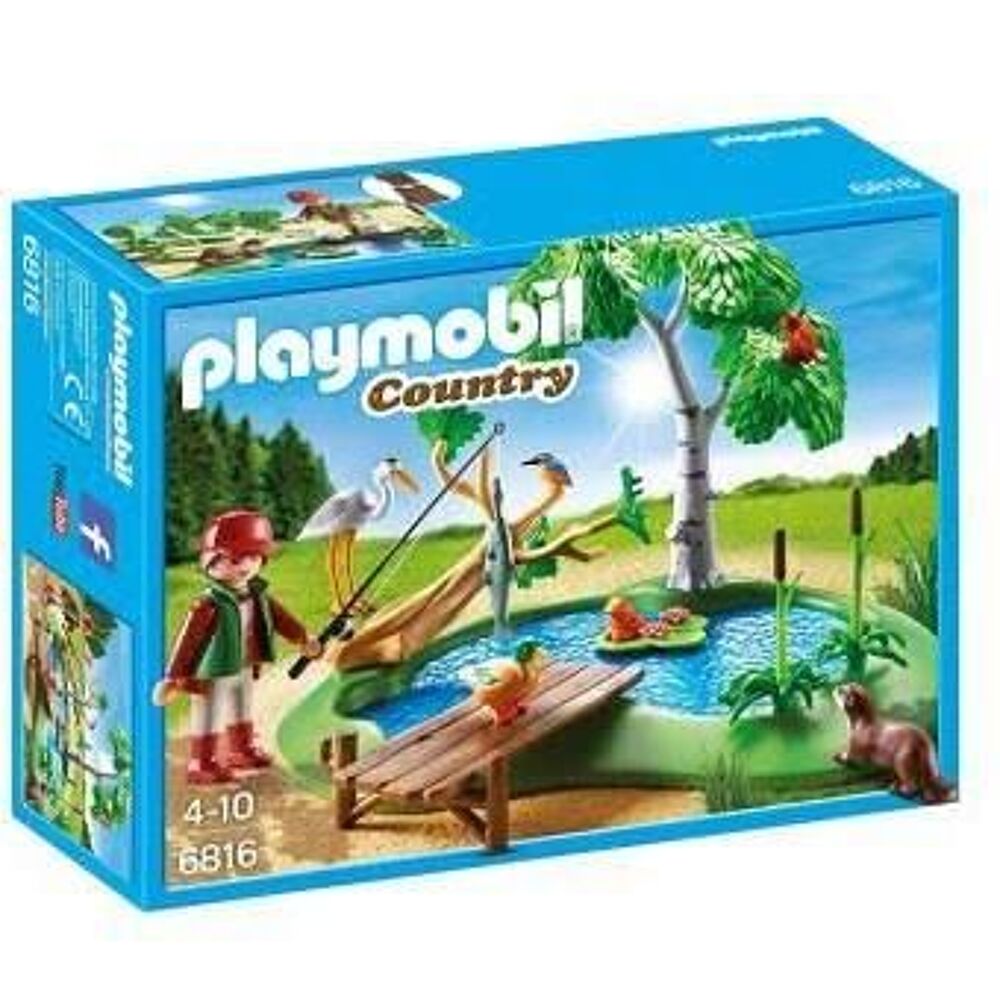 Playmobil Ilot avec p&ecirc;cheur et animaux 6816 Jeux / jouets