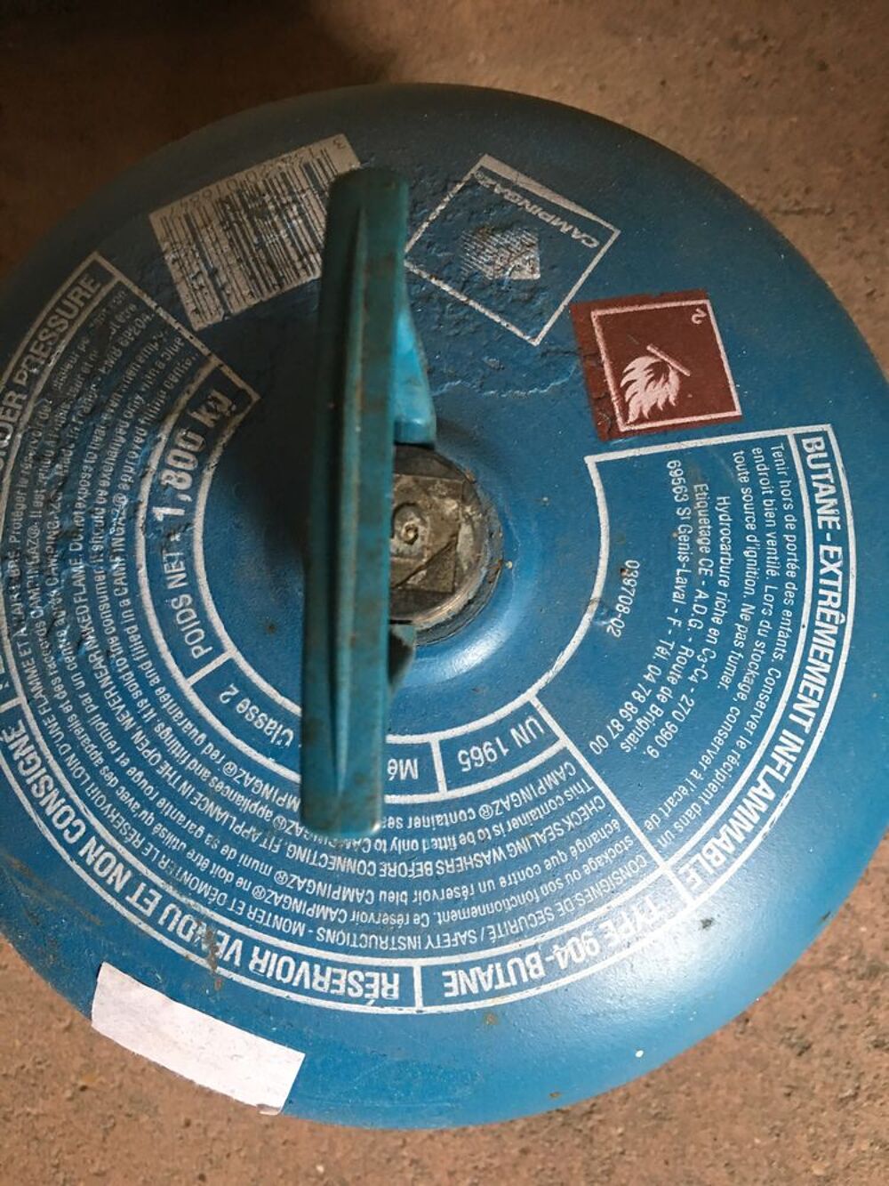 bouteille de gaz vide Bricolage