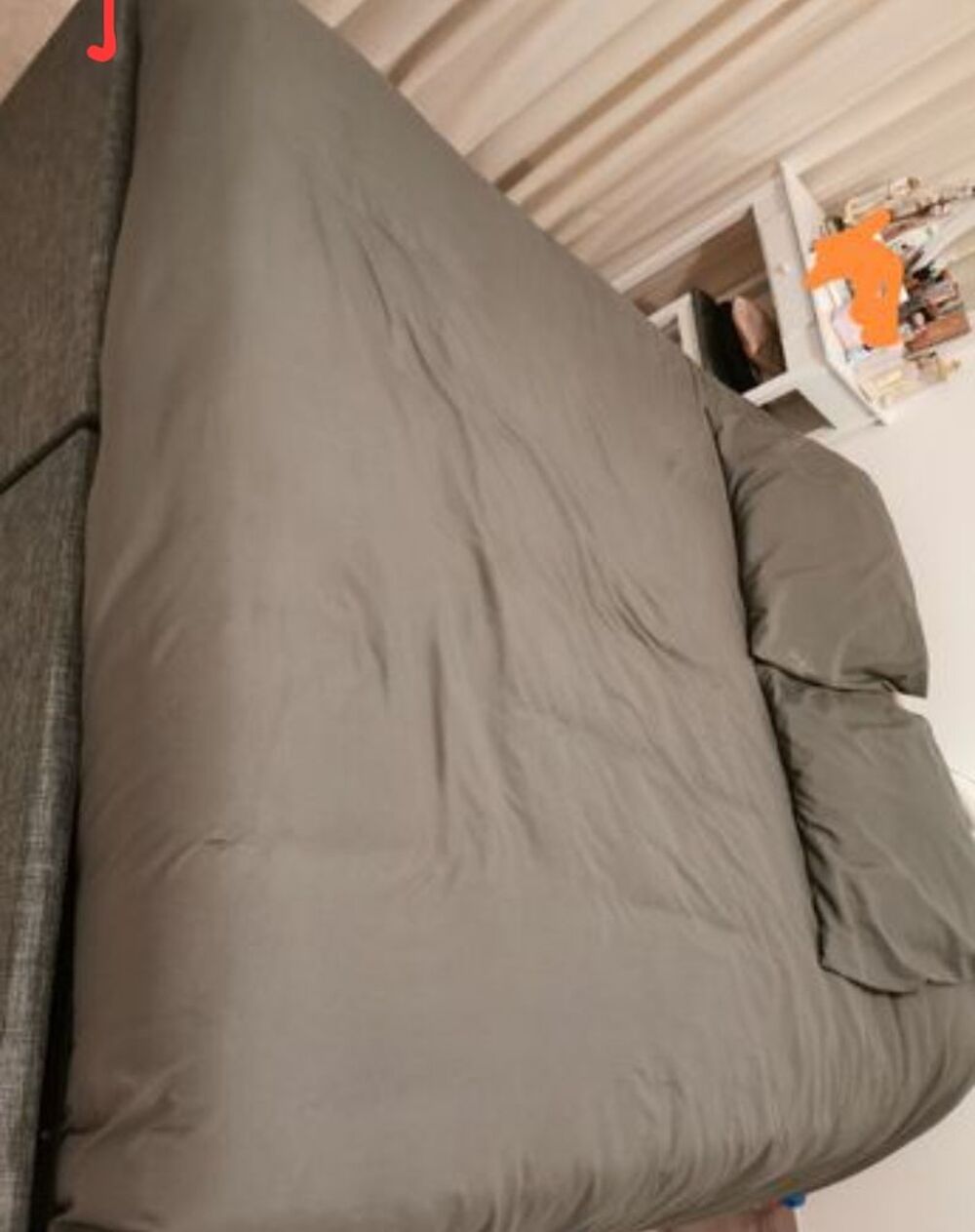 Lit coffre queen size 160x200 + rangements + matelas emma Meubles