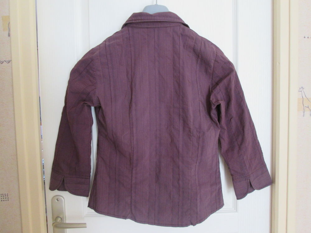 Chemise mauve femme manches 3/4 marque cache cache V�tements